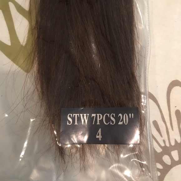 HUMAN HAIR #4 20” hair extensions